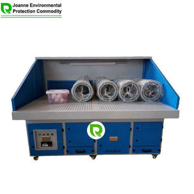 7.5kw Industrial Benchtop Downdraft Table Dust Extraction Bench per parti di fusione