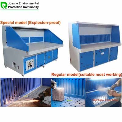 Un buon prezzo. 75 DB banco a scarico 900 CFM -4700 CFM Airflow Acciaio Legno Lavoro Tavolo a scarico in linea