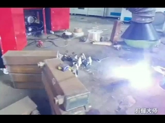 Laboratorio di estrazione di fumo per saldature antincendio Sistema di estrazione di fumo da 3 kW con braccio flessibile di inalazione